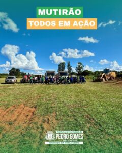 Leia mais sobre o artigo Prefeitura de Pedro Gomes (MS) promove mutirão na comunidade Quilombola Quintino e reforça compromisso com a população
