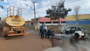 Leia mais sobre o artigo Três Incêndios em Sequência Abalam a Tranquilidade de Pedro Gomes em uma Tarde de Caos