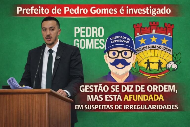 Leia mais sobre o artigo Gestão do “Prefeito Delegado” afundada em inquéritos em Pedro Gomes (MS)