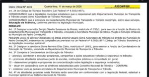 Leia mais sobre o artigo Prefeitura de Pedro Gomes(MS) nomeia autoridade municipal de trânsito, mas estrutura do setor ainda não foi detalhada