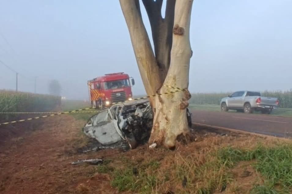 Duas pessoas morrem e vereador de Douradina(MS) fica gravemente ferido em acidente na MS-379